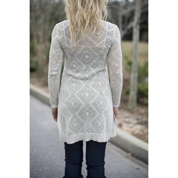 NEW FREE PEOPLE cardi cutie booty in stone white - Picture 2 of 2